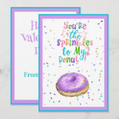 Jij bent de prins van mijn Donut-klaslokaal. Feestdagenkaart (Voorkant / Achterkant)