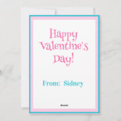 Jij bent de prins van mijn Donut-klaslokaal. Feestdagenkaart (Achterkant)