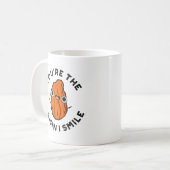 Jij bent de Raisin I Smile Funny Food Pun Koffiemok (Voorkant links)