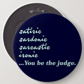 Jij bent de rechter ronde button 6,0 cm (Voorkant /achterkant)
