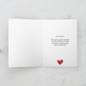 Jij Bent De Reden Valentijnskaart Kaart (Binnen)