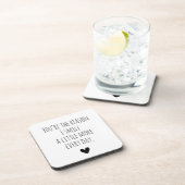 Jij bent de reden waarom harttypografie bier onderzetter (Rechterzijde)