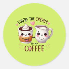Jij bent DE Room Bij Mijn Koffie - Cute Stickers &