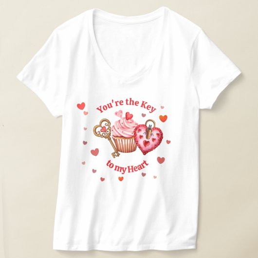 Jij Bent De Sleutel Tot Mijn Hart Valentijn T-shirt (Laagn)