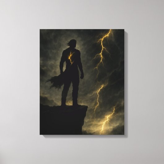 Jij Bent De Storm – Canvas Muurkunst Afdruk (Voorkant)