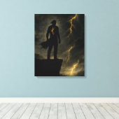 Jij Bent De Storm – Canvas Muurkunst Afdruk (Insitu (Houten vloer))