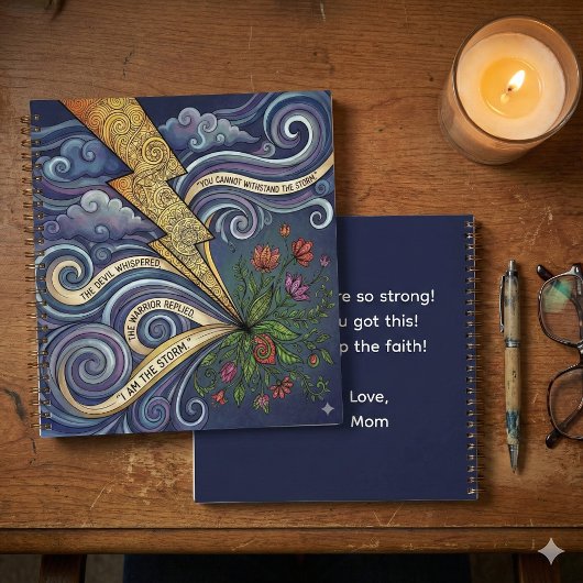 Jij Bent De Storm Persoonlijk Spiral Notebook Notitieboek