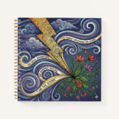 Jij Bent De Storm Persoonlijk Spiral Notebook Notitieboek (Voorkant)