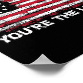 Jij bent de sukkel, jij bent het grappige Gezegde  Poster (Hoek)