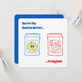 Jij bent de SunFun-Boter bij mijn jam! Kaart (Voorkant / Achterkant in situ)