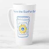 Jij bent de SunFun Butter tegen mijn jam. Latte Mo Mok (Linkerhoek)