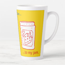 Jij bent de SunFun Butter tegen mijn jam. Latte Mok