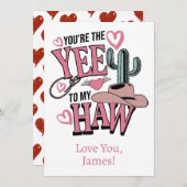 Jij bent de taxus van My Haw Love Kaart (Voorkant / Achterkant)