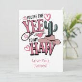 Jij bent de taxus van My Haw Love Kaart (Staand voorkant)