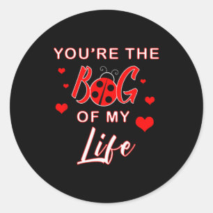 Jij Bent De Tor Van Mijn Leven Valentijnsdag Lieve Ronde Sticker