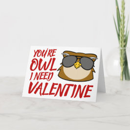 Jij Bent De Uil Die Ik Nodig Heb Feestdagen Kaart