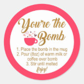 Jij bent de Valentijnsdag Sticker (Voorkant)