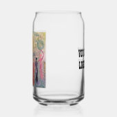 JIJ BENT DE VUURTOREN originele kunst Blikvorm Glas (Links)