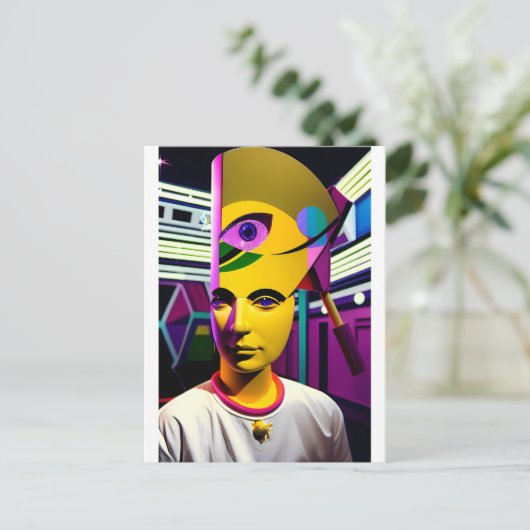 Jij bent de Weirdo Briefkaart (Staand voorkant)