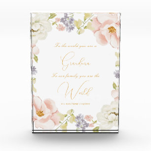 Jij bent de wereld Oma Boodschap Fotoblokken