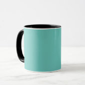 Jij Bent de Wind Onder Mijn Vleugels Mok Teal & Zw (Voorkant links)