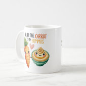 Jij bent de wortel van mijn hummus koffiemok (Voorkant links)