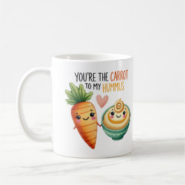 Jij bent de wortel van mijn hummus koffiemok