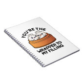 Jij Bent De Wrap Om Mijn Vulling Dimsum Grappen  Notitieboek (Rechterzijde)