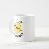 Jij bent de Zest Funny Lemon Pun Koffiemok (Voorkant links)
