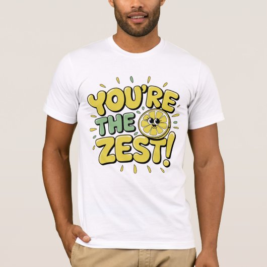 Jij bent de zest! t-shirt (Voorkant)