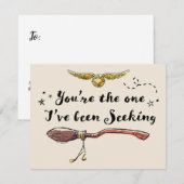 Jij bent degene die ik heb gezocht notitiekaartje (Voorkant / Achterkant)