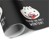 Jij bent degene die ik krijg van Funny Dimsum Pun Cadeaupapier (Rol Hoek)