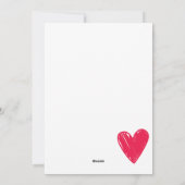 Jij bent degene die ik wil feestdagenkaart (Achterkant)