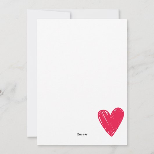 Jij bent degene die ik wil feestdagenkaart (Achterkant)