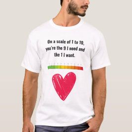 Jij bent degene die ik wil t-shirt