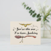 Jij bent degene die ik zocht briefkaart (Staand voorkant)