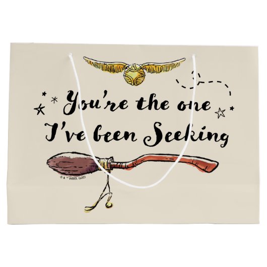 Jij bent degene die ik zocht groot cadeauzakje (Achterkant)