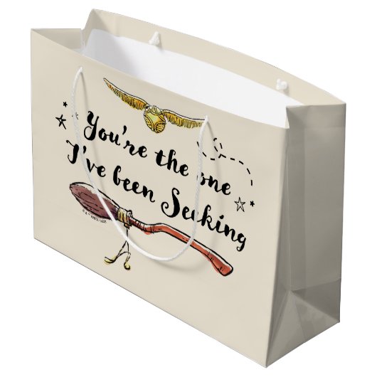 Jij bent degene die ik zocht groot cadeauzakje (Achterkant Gekanteld)