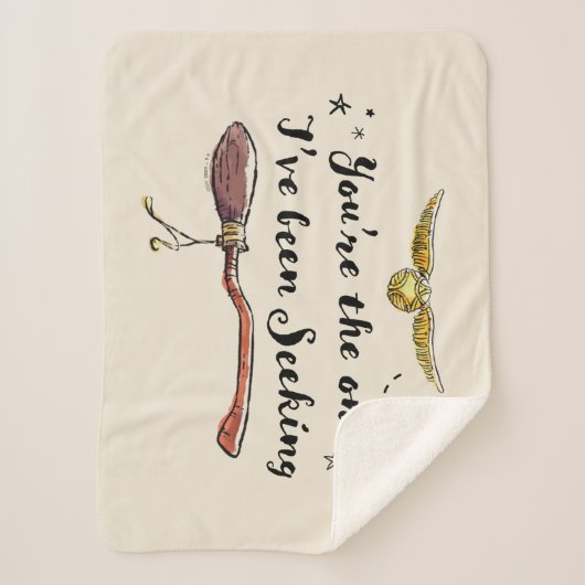 Jij bent degene die ik zocht sherpa deken (Voorkant)