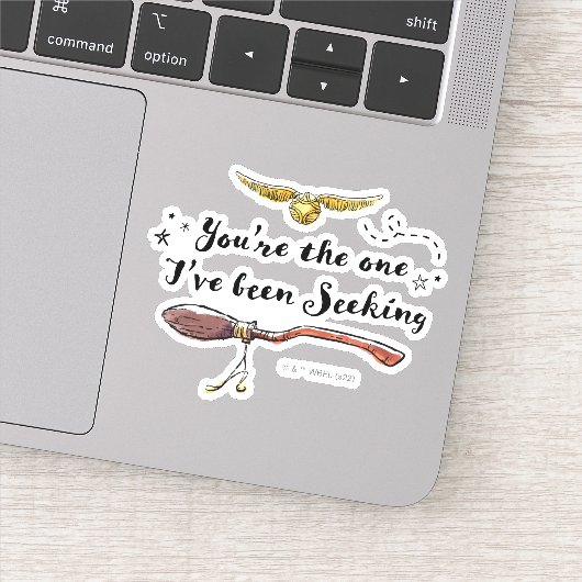 Jij bent degene die ik zocht sticker (Detail)