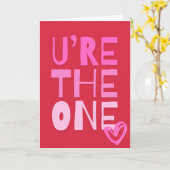 Jij bent degene kaart (Gele Bloem)