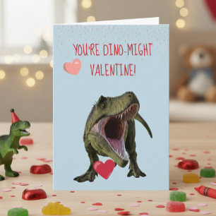 Jij bent Dino-Might Valentijn T-rex Dinosaur Kaart