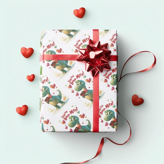 Jij bent Dino-mite! Mini Cadeaupapier