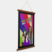 Jij bent | Diverse groep mensen Hangend Wandkleed (Gebogen)