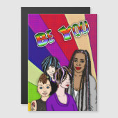 Jij bent | Diverse mensen | Pop Art (Voorkant / Achterkant)