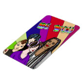 Jij bent | Diverse mensen | Pop Art Magneet (Linkerzijde)