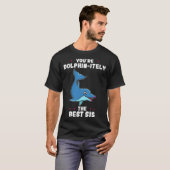 Jij bent dolfijnig de beste zus Siblingdag Dolfijn T-shirt (Voorkant volledig)