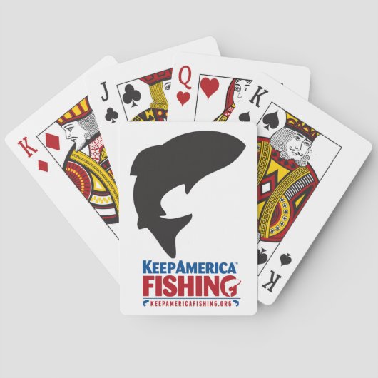 Jij bent echt een lolbroek - KeepAmericaFishing ka Pokerkaarten (Achterkant)