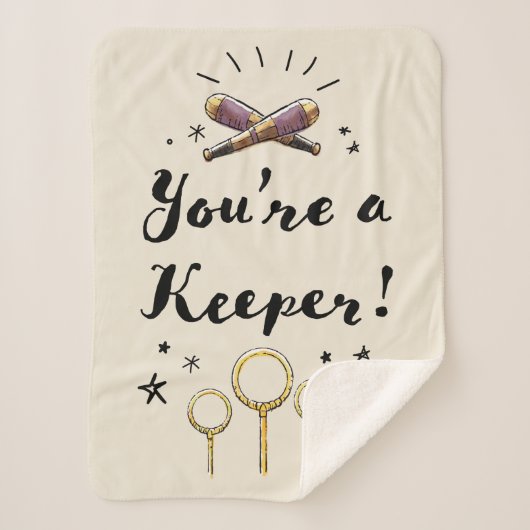 Jij Bent Een Aanwinst Sherpa Deken (Voorkant)