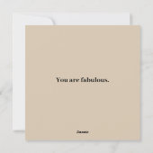 Jij bent een fantastische Kaart (Achterkant)